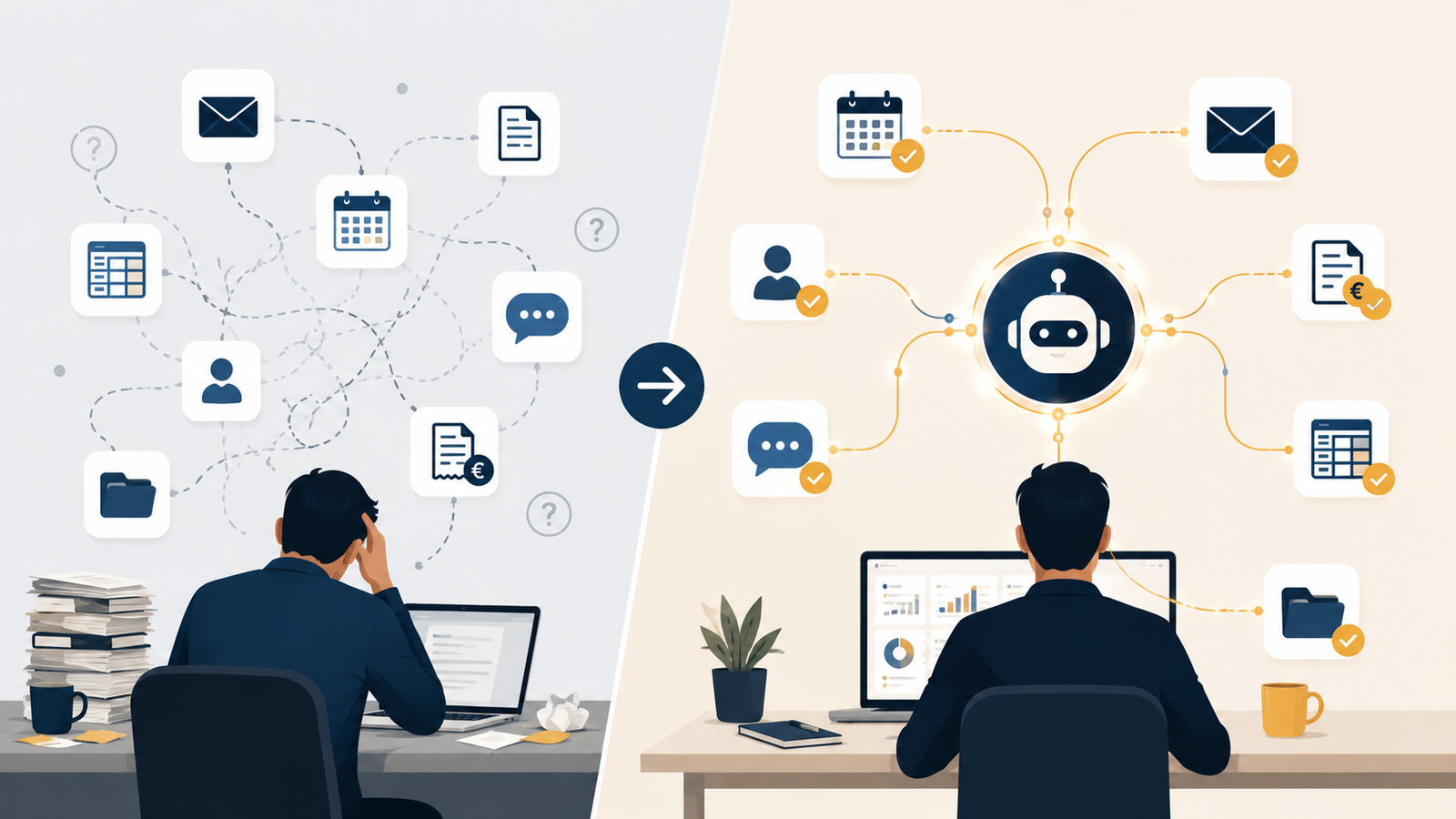 Session de formation IA en entreprise organisée par une agence IA en Belgique pour une équipe de PME